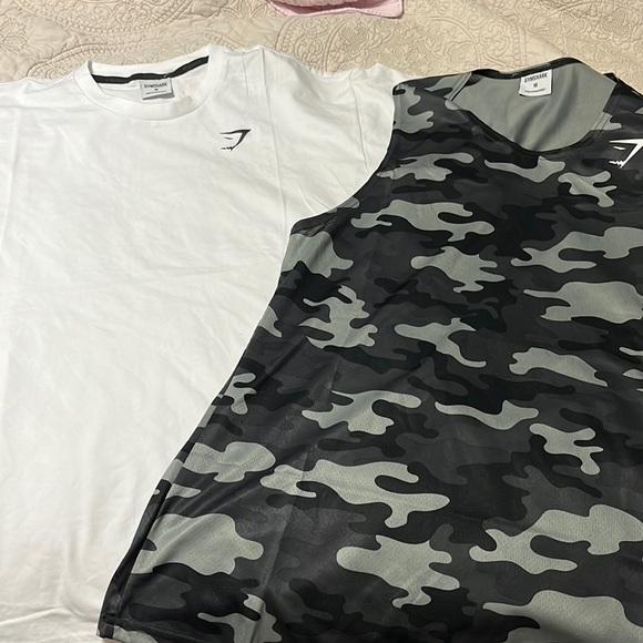 Gymshark Other - Men’s medium gymshark bundle 2 tops- t shirt and tank top new without tags